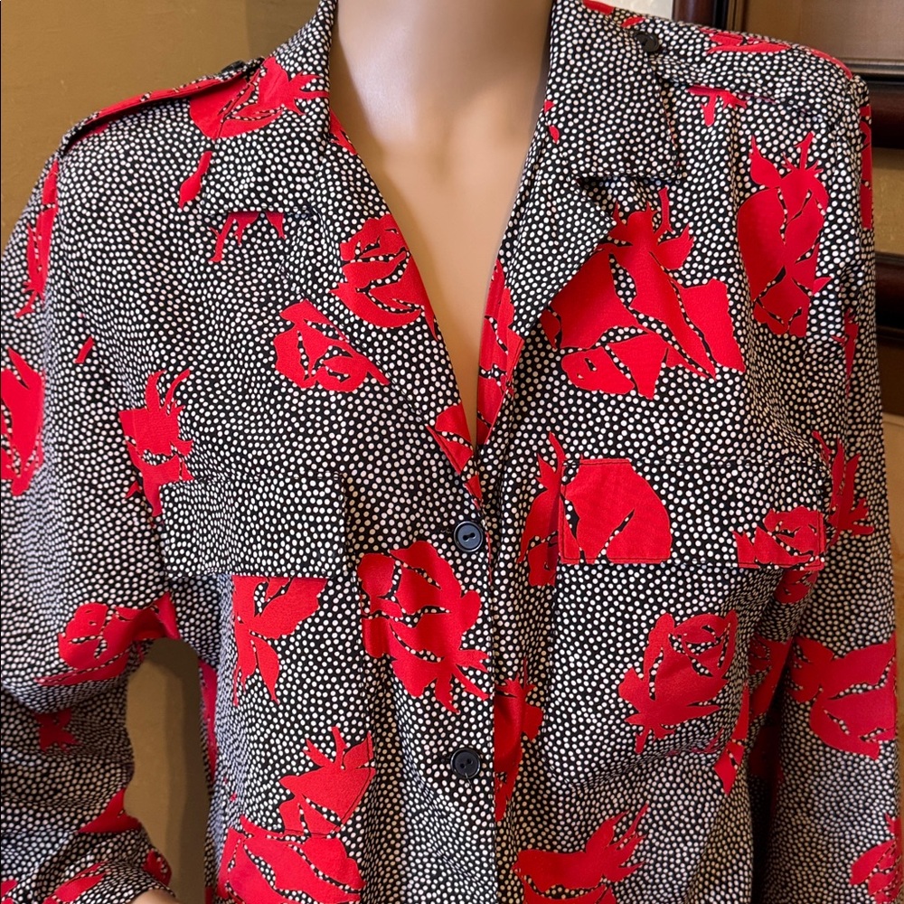 LTD by Roberta Women’s Vintage Blouse Sz 11 12 or M
